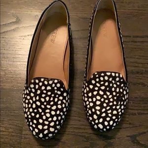 J crew leopard print flats